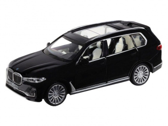 Машина ''АВТОПАНОРАМА'' BMW X7, черный, 1/32, свет, звук, инерция, в/к 17,5*13,5*9 см