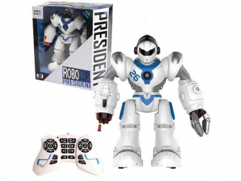 ИК робот AMWELL 7088 Robocop, звук, свет, танцы, сенсор, стреляет снарядами