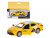 Машина АВТОПАНОРАМА Яндекс GO Toyota Camry, 1/43, желтый, инерция, откр. двери, 17,5*12,5*6,5 см