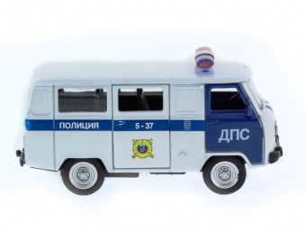 Машина ''АВТОПАНОРАМА'' инерц. УАЗ (ДПС) 1/50, в/к 12*7*5,5 см