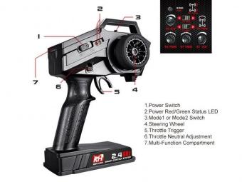 Передатчик на 2,4G для Remo Hobby 1/8