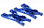 Billet Machined T2 Lower Suspension Arm(2)for HPI Savage Flux, X 4.6 2011 & Savage XL