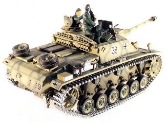 Радиоуправляемый танк Taigen 1:16 SturmgeschutzIIIausf.gsd.kfz. HC 2.4 Ghz (пневмо)