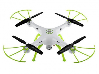 Р/У квадрокоптер Syma X5HW (белый) с FPV трансляцией Wi-Fi, барометр 2.4G RTF