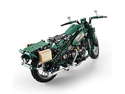Радиоуправляемый конструктор CADA deTech американский военный мотоцикл (550 деталей)
