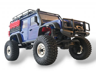 Радиоуправляемый краулер Remo Hobby OFF-ROAD (синий) 4WD 2.4G 1/18 RTR