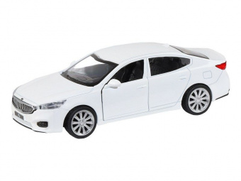 Машина ''АВТОПАНОРАМА'' KIA K7, белый, 1/41, инерция, в/к 17,5*12,5*6,5 см