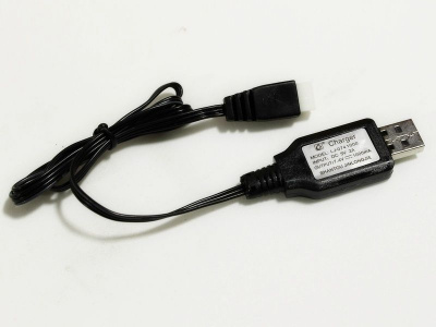 Зарядное устройство USB 7.4V для автомоделей WPL B-14, B-24, C-14, C-24, B-16, B-36