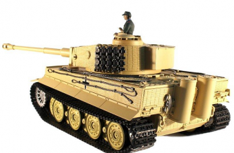 Радиоуправляемый танк Taigen 1:16 German Tiger 1 (поздняя версия, пластик) 2.4 Ghz (пневмо)