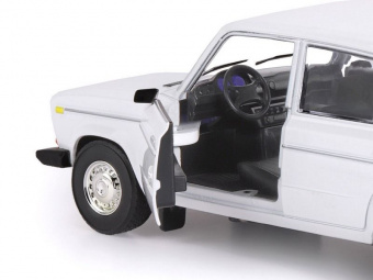 Машина ''АВТОПАНОРАМА'' ВАЗ 2106, 1/22, белый, инерция, в/к 24,5x12,5x10,5 см
