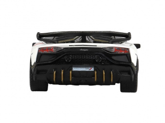 Машина ''АВТОПАНОРАМА'' Lamborghini SVJ, белый, 1/32, свет, звук, инерция, в/к 17,5*12,5*6,5 см