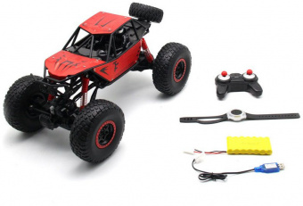 Радиоуправляемый синий краулер MZ 4WD (пульт+часы) масштаб 1:10 - MZ-YY2025