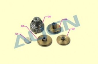 Шестерни Align G1, G2, G3, G4, G5 сервомашинки DS410, металл