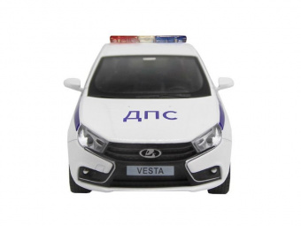 Машина ''АВТОПАНОРАМА'' LADA VESTA ''Полиция'' седан, 1/24, свет. звук. эффекты, в/к 24,5x12,5x10,5 см