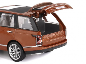 Машина ''АВТОПАНОРАМА'' Range Rover, оранжевый, 1/26, свет, звук, в/к 24,5*12,5*10,5 см