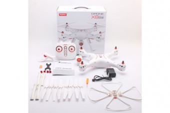Радиоуправляемый квадрокоптер Syma X8SW с камерой и барометром Wi-Fi FPV
