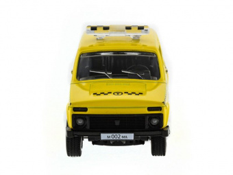 Машина ''АВТОПАНОРАМА'' инерц. ВАЗ 2121 1/50, в/к 12*7*5,5 см, желтая
