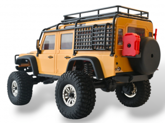 Радиоуправляемый краулер Remo Hobby OFF-ROAD (желтый) 4WD 2.4G 1/18 RTR