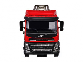 Машина ''АВТОПАНОРАМА'' Volvo бензовоз, красный, 1/50, свет, звук, в/к 28*14*10 см