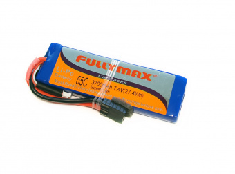 Аккумулятор LiPo Fullymax 7.4V 3700мАч 55C (Traxxas)