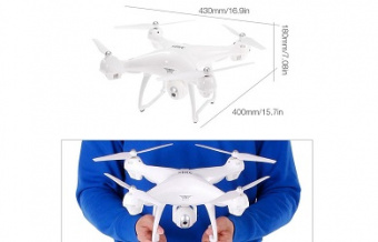 Квадрокоптер Aosenma S70W FPV (1080P, GPS, Follow me, рег. угол камеры)