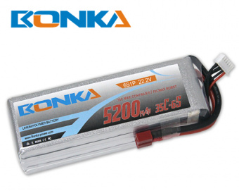Аккумулятор LiPo Bonka 5200мАч 35C 22.2V