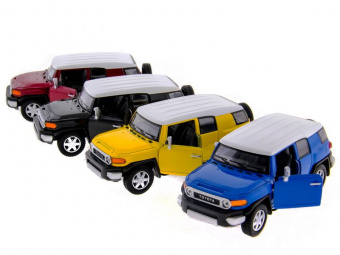 Машина Kinsmart ''TOYOTA FJ CRUISER'' инерция (1/12шт.) 1:36 б/к