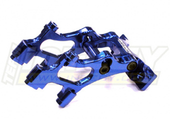 Крепление заднего спойлера (синее) для 1/16 Traxxas E-Revo VXL