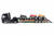 Грузовой автовоз (тягач с прицепом) на пульте управления (1:32, 52 см, аккумулятор) Черный
