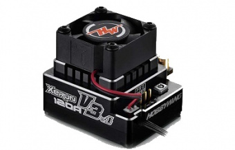 Бесколлекторный сенсорный регулятор Xerun 120A-v3.1 Black для автомоделей масштаба 1:10 чёрный