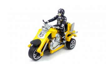 Радиоуправляемый мотоцикл Moto Super Momentum (30 см, 1/10, свет фар) Желтый
