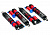 Комплект амортизаторов (крас) HPI Savage X 4.6 2011, Flux и Savage XL