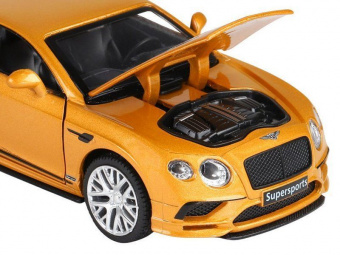 Машина ''АВТОПАНОРАМА'' Bentley Continental Supersports, оранжевый, 1/32, в/к 17,5*12,5*6,5 см