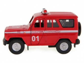 Машина Autotime ''UAZ HUNTER'' пожарная охрана 1:36