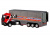 Машина ''АВТОПАНОРАМА'' Volvo, красный, 1/50, свет, звук, в/к 28*14*10 см