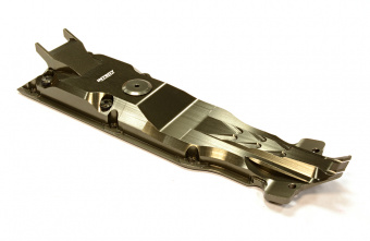 Evolution-6 Billet Machined Alloy Center Skid Plate for Traxxas 1/10 E-Revo