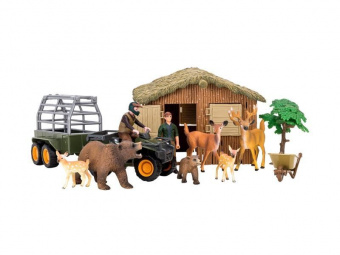 Набор фигурок животных MASAI MARA ММ205-057 серии На ферме: Ферма игрушка 14 пр.