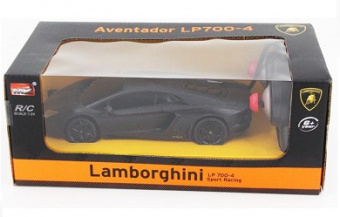 Радиоуправляемая машина Lamborghini Aventodor Black 1:24