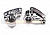 Рокеры задние (2шт) (серебро) для 1/16 Traxxas E-Revo Suммit Slash Rally