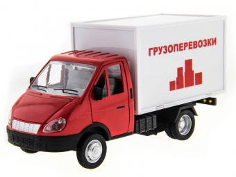 Машина ''АВТОПАНОРАМА'' ГАЗель (грузоперевозки) 1/28, в/к 24*14*12 см