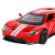 Машина АВТОПАНОРАМА Ford GT, красный, 1/40, инерция, откр. двери, в/к 17,5*12,5*6,5 см