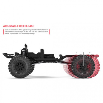 Радиоуправляемая трофи GMade 1/10 GS02F BOM TC KIT
