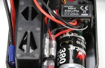 Радиоуправляемый багги ECX 1:18 Desert Buggy Roost 4WD 2.4 Ghz, электро, RTR (черно-оранжевый)