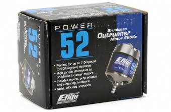 Бесколлекторный электродвигатель Power 52 BL Outrunner Motor 590Kv