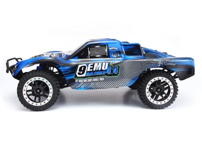 Радиоуправляемый шорт-корс Remo Hobby 9EMU (синий) 4WD 2.4G 1/8 RTR