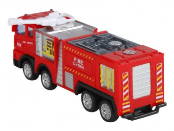 Машина AUTODRIVE Пожарная 16см инерционная, в/п 26,4*4*18,5см, ,