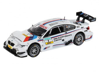 Машина ''АВТОПАНОРАМА'' BMW M3 DTM, белый, 1/32, свет, звук, инерция, в/к 17,5*13,5*9 см