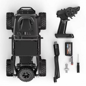 Радиоуправляемый краулер MJX Hyper Go H12Y (серый) Brushless 4WD 2.4G LED 1/12 RTR