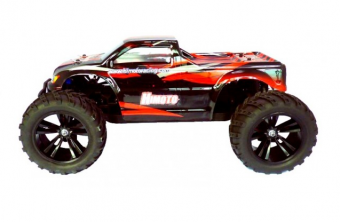 Радиоуправляемый монстр 1/10 Himoto Bowie 4WD 2.4GHz RTR (бесколекторный, влагозащищенный регулятор)