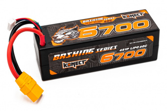 Аккумулятор Gens Ace LiPo 6700mah 14.8V 60C 4S1P (XT-90 )